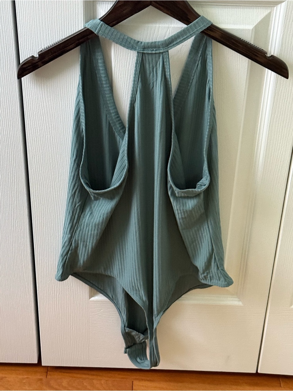 Free People Speed Dial Bodysuit in Sea Breeze - Picture 3 of 4